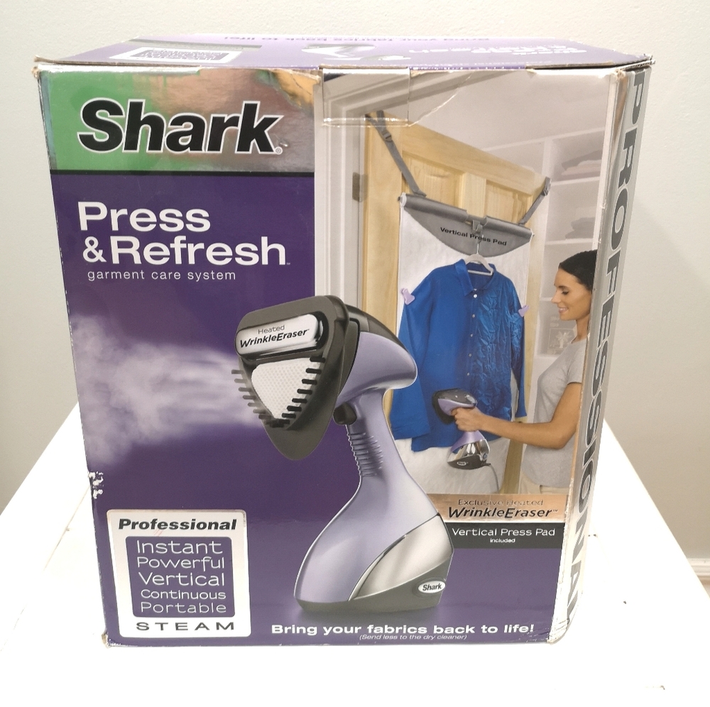 Shark Press & Refresh Garment Care System Portable Steamer